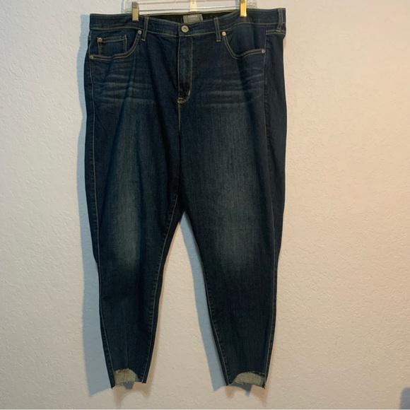 Torrid Sky High Skinny Dark Wash High Rise Jeans - Picture 1 of 10